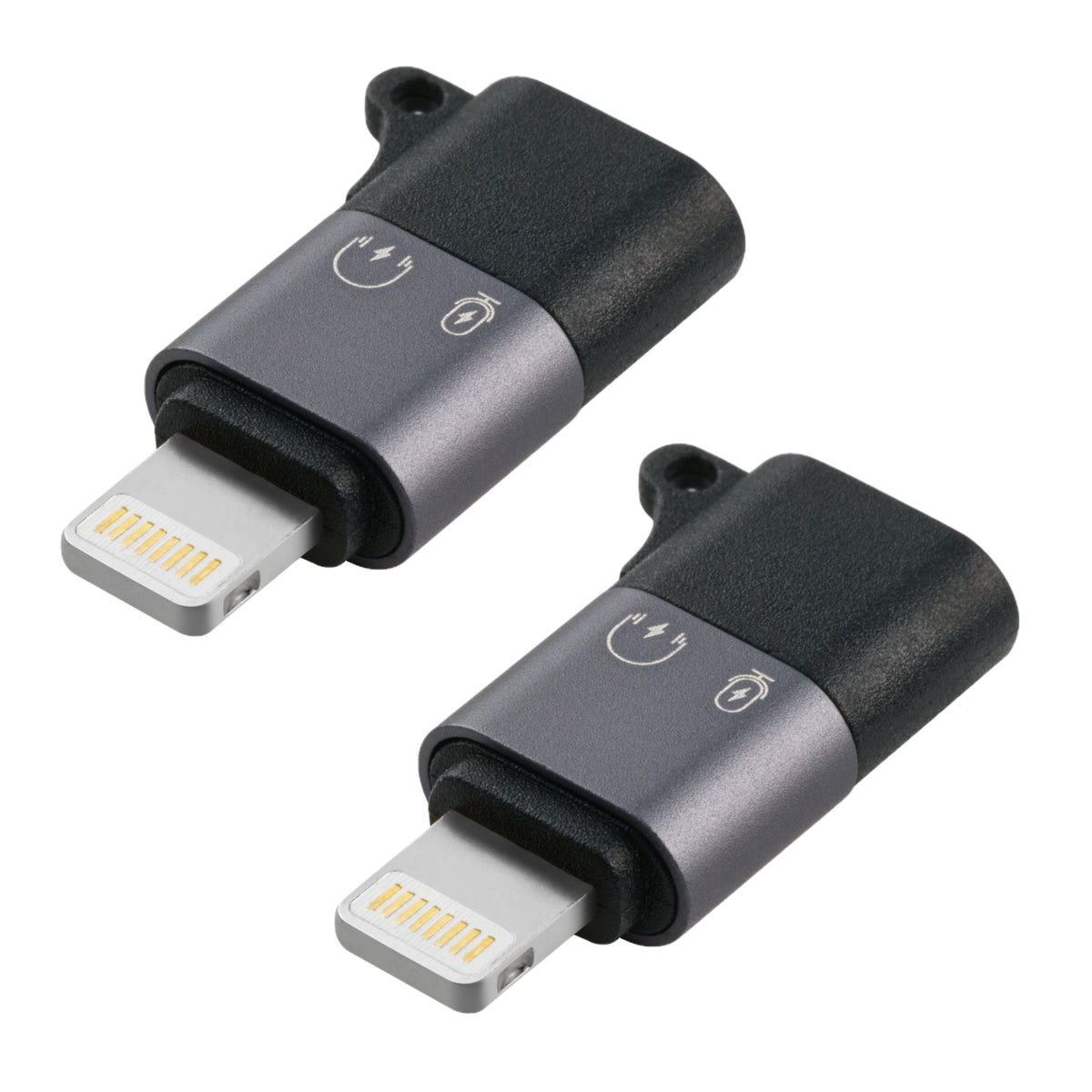 2 Pcs Hridz Lightning to USB Female OTG Adapter β Audio DAC Headphone Adapter for iPhone & iOS