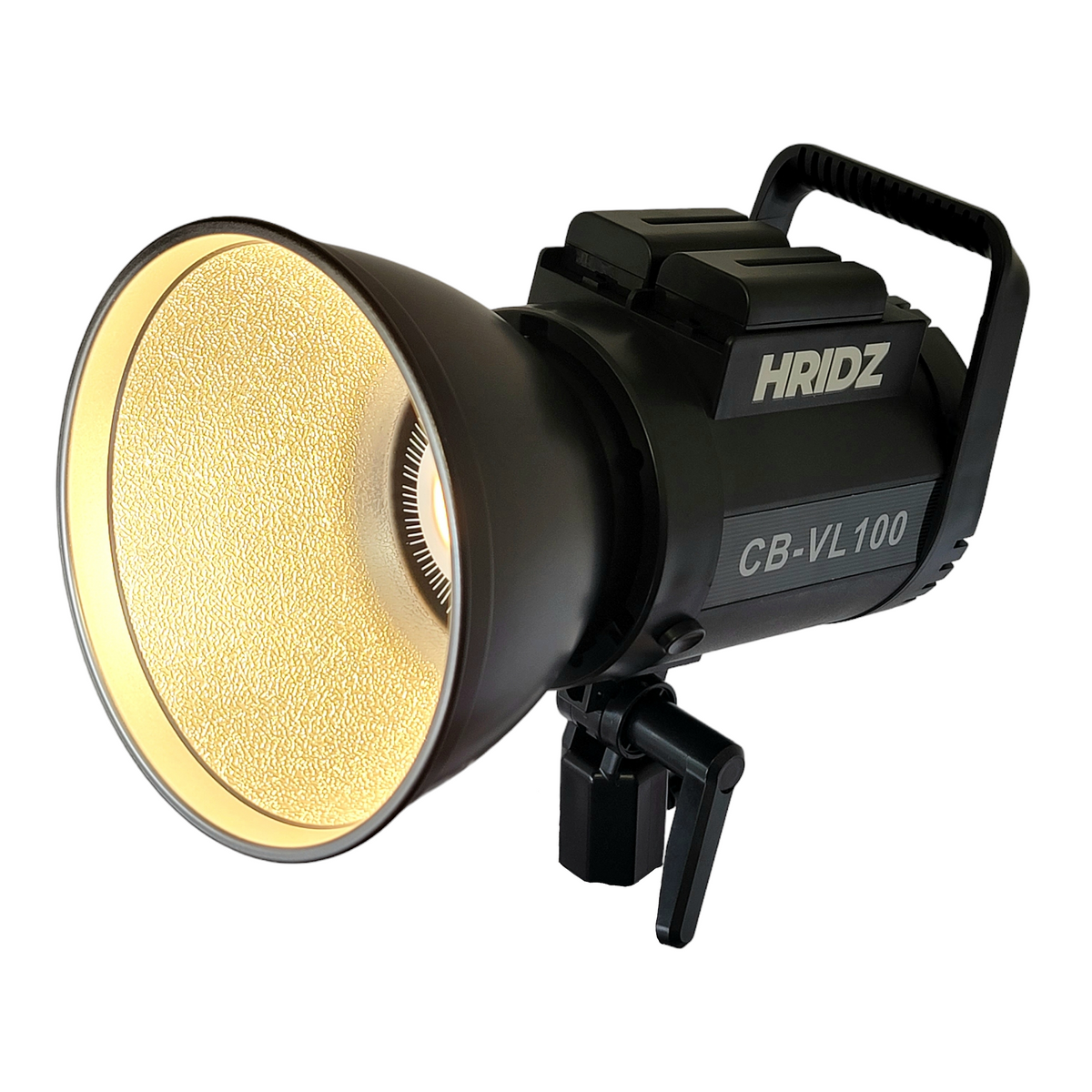 HRIDZ 100W Video Light Combo Pack - Outdoor LED Video Light with NPF970 Battery Pack & 2.8m Heavy duty stand