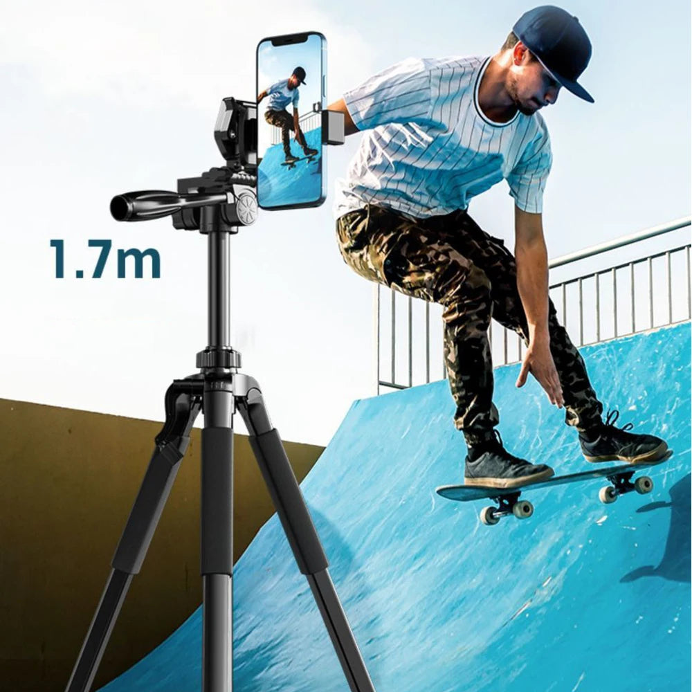 Hridz 175cm Portable Aluminium Alloy Camera Tripod for DSLR, Mirrorless Cameras, Video Camcorders
