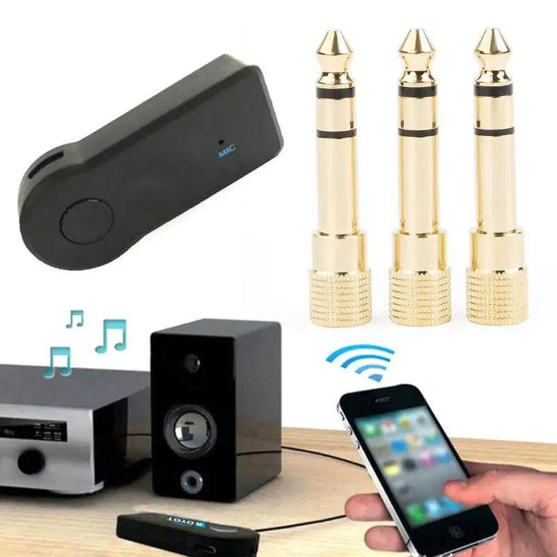 Hridz 3.5mm to 6.35mm stereo jack adapter – image 4