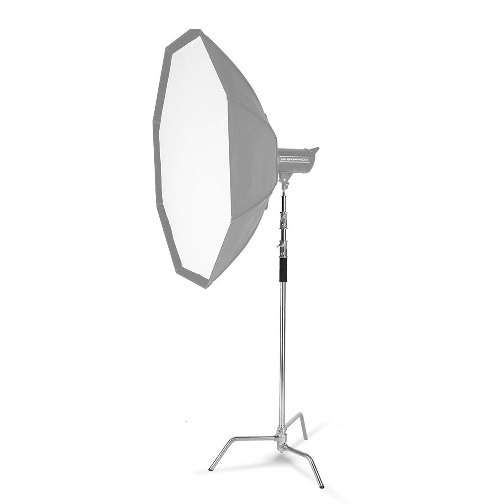 Hridz 300cm Stainless Steel Heavy Duty C-Stand – Century Light Stand for Studio Lighting