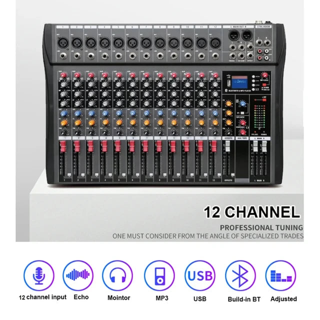 Hridz CT-120S 12-channel mixing console for outdoor events