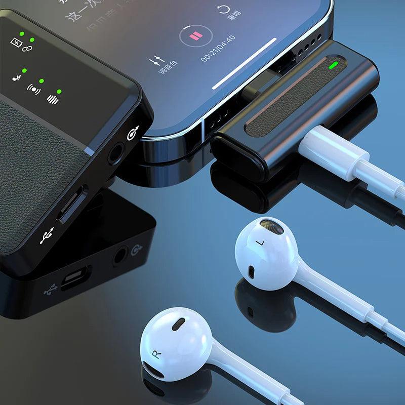 Hridz Lavalier Lapel Wireless Microphone For DSLR Camera Phone Computer Filmmaking Vlogging