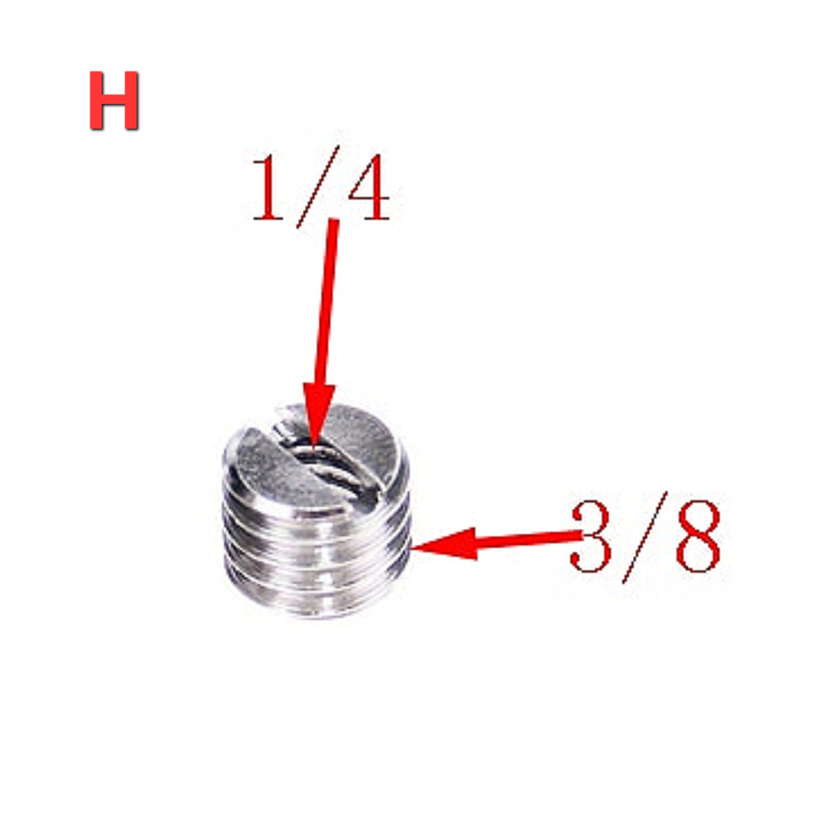 Hridz Tripod Screw Adapter – 1/4" to 3/8" Spigot Converter for Camera, Flash & Mic Rigs