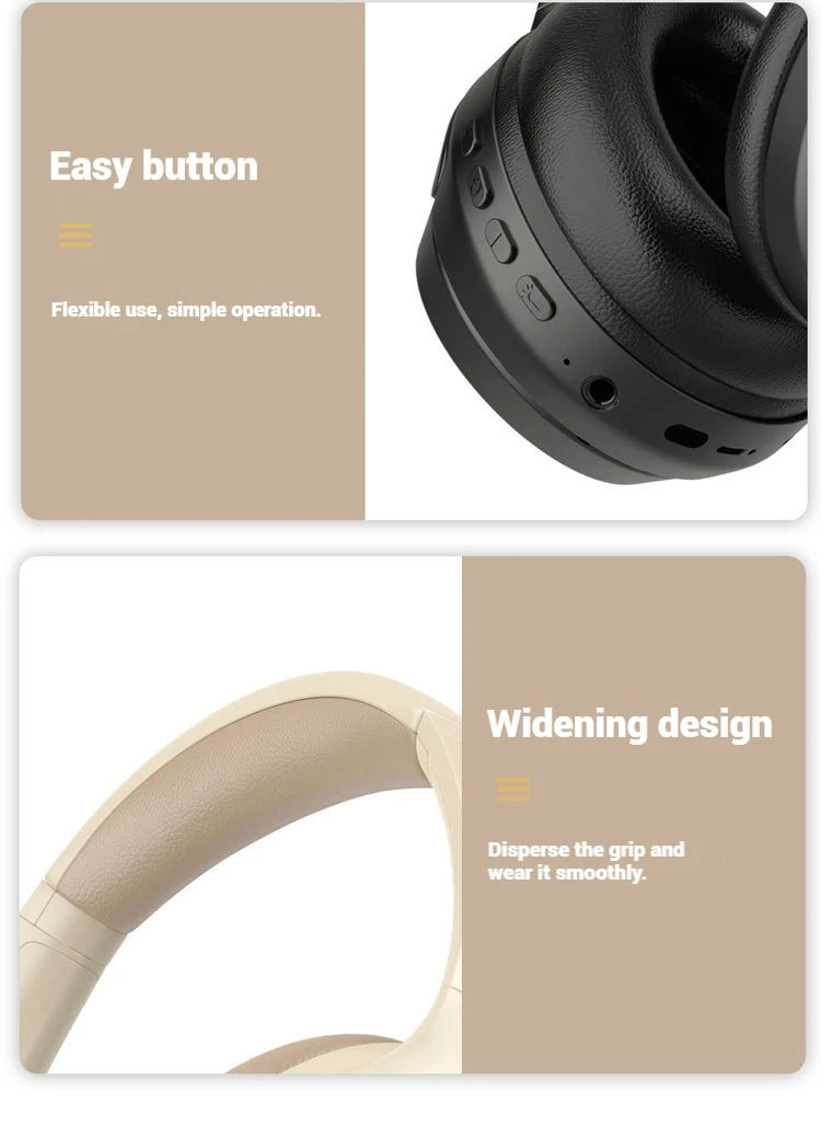 Hridz Wireless Bluetooth 5.0 Over-Ear Headphones – Foldable Gaming Headset with Noise Reduction & HD Mic
