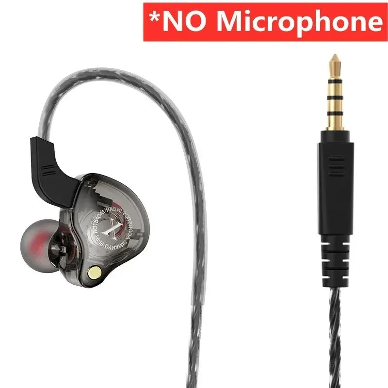 Hridz X2 Wired HiFi In-Ear Earphones 3.5mm Heavy Bass Earbuds for Gaming, Music, Sport & Everyday Listening – No Microphone