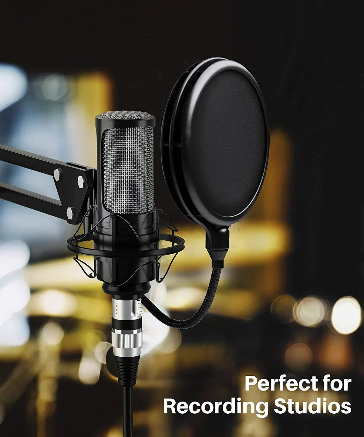 Hridz XLR male to female balanced microphone cable – image 3