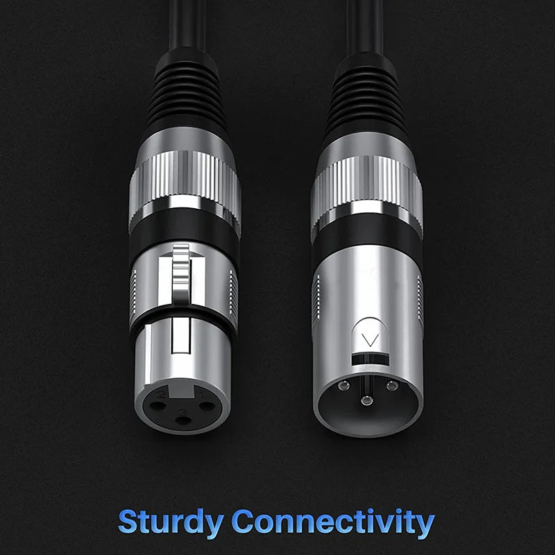 Hridz XLR male to female balanced microphone cable – image 7
