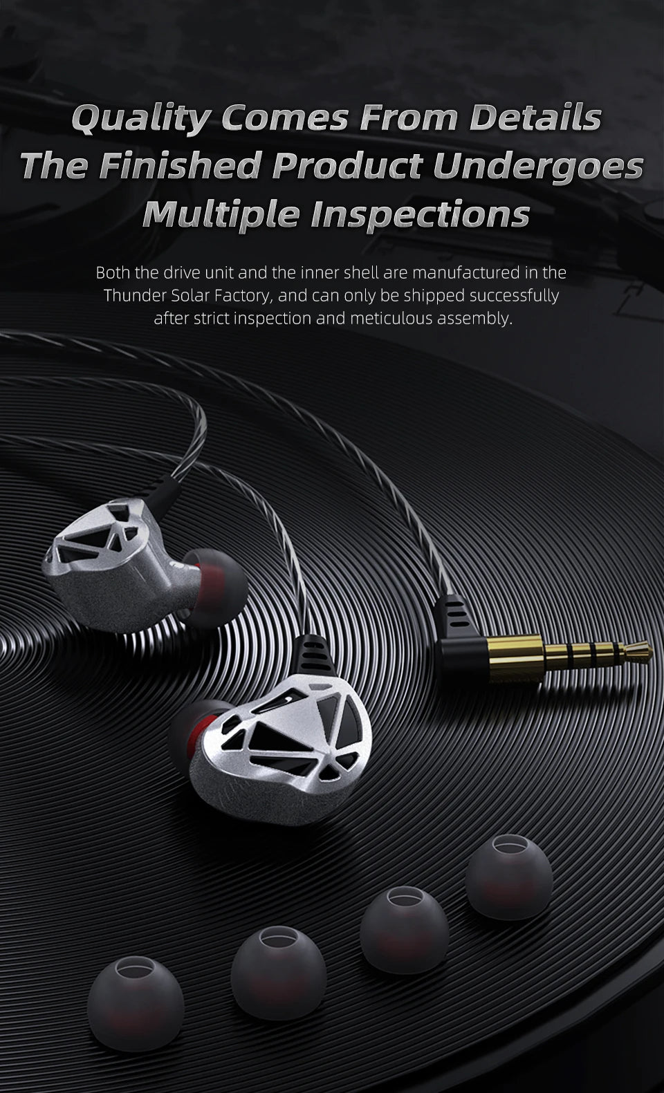 QKZ AK7 Copper Driver Wired In-Ear Earphones with Mic – HiFi Bass Stereo Earbuds