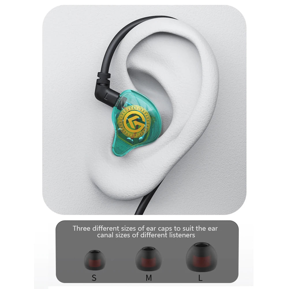 USB Type-C Wired In-Ear Earphones with Microphone Hifi Headphones with Volume Control