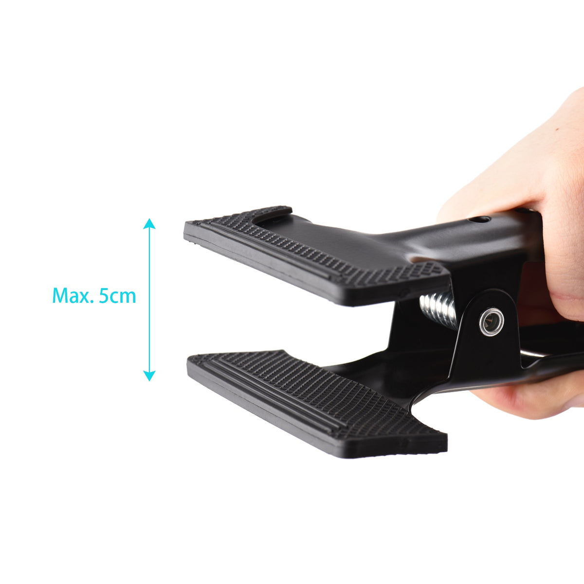 Hridz Heavy Duty Spring Metal Backdrop Clamps with Rubber Pad – 1 to 10 Pack