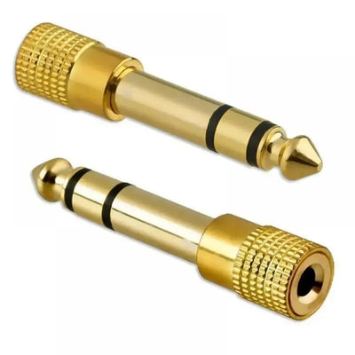 1-Pcs 3.5mm Female Jack Stereo to 6.35mm Jack Adapter for Earphone 1/4" Guitar