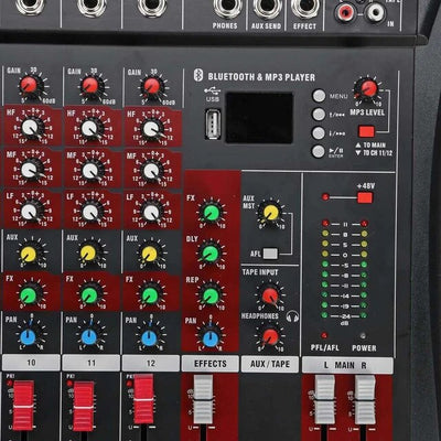 Hridz CT-120S Pro 12-Channel Outdoor Audio Mixer