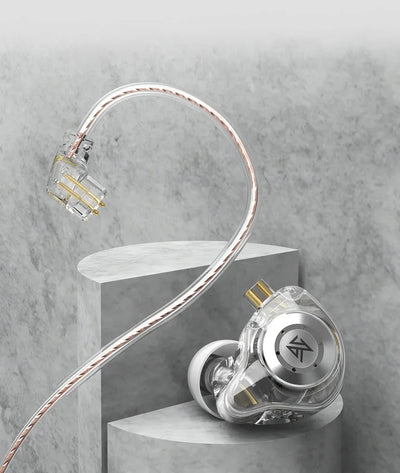 EDX Pro In-Ear Monitors Wired Earphones, No-Mic IEM, HiFi Stereo Bass