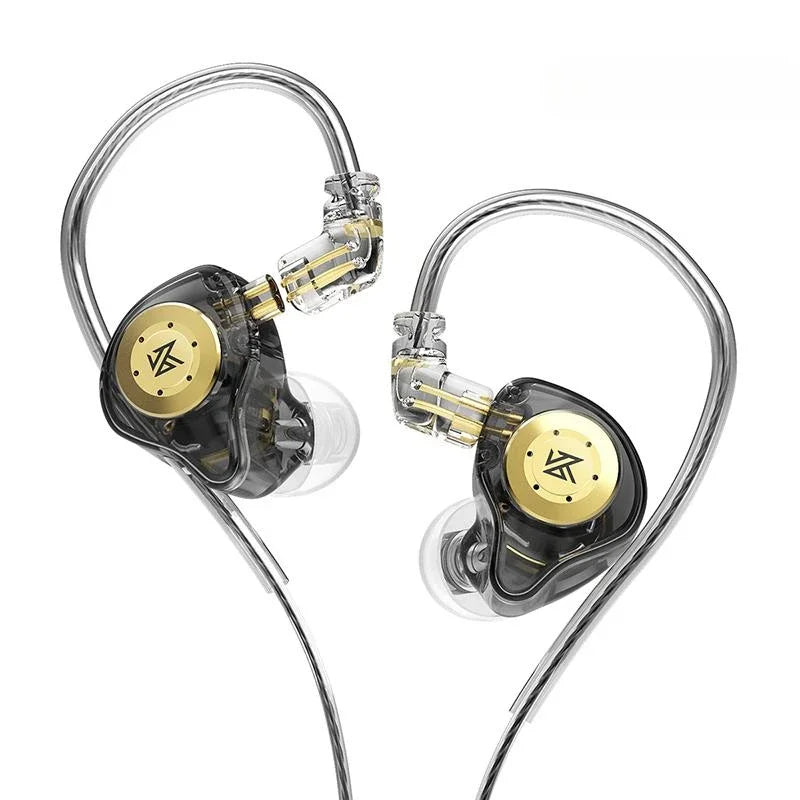 EDX Pro In-Ear Monitors Wired Earphones, No-Mic IEM, HiFi Stereo Bass