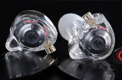 EDX Pro-X Wired In-Ear Monitor Earphones – No Mic, HiFi Stereo Bass