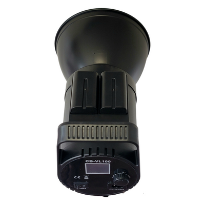 HRIDZ 100W Indoor-Outdoor LED Video Light Bi-color with NPF550 2*Batteries & Dual Charger