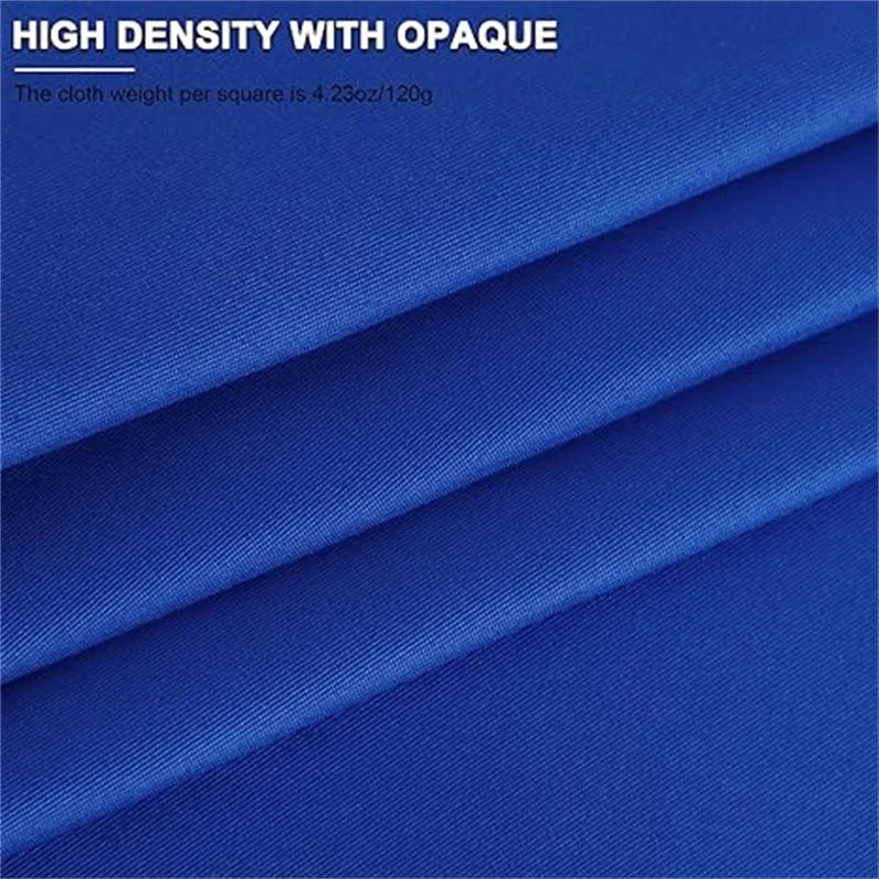 Hridz 2x3m blue muslin photography backdrop with pocket - photo 1