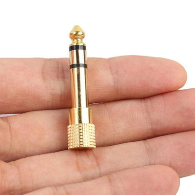Hridz 3.5mm to 6.35mm stereo jack adapter – image 1