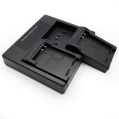 Hridz DMW-BCE10 Dual Battery Charger for Leica/Panasonic/Ricoh Cameras