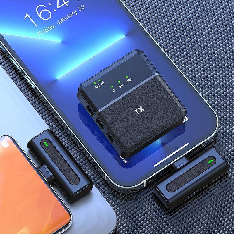 Hridz HZ31 Wireless Lavalier Lapel Microphone for Cameras, Phones & Computers