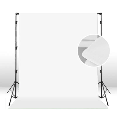 Hridz Photography Backdrop Kit – 2.6x3m Heavy Duty Stand & Muslin Backdrop