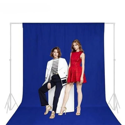 Hridz Photography Muslin Backdrop 2x3m & 3x3.6m – Green Screen, White, Black, Grey, Blue