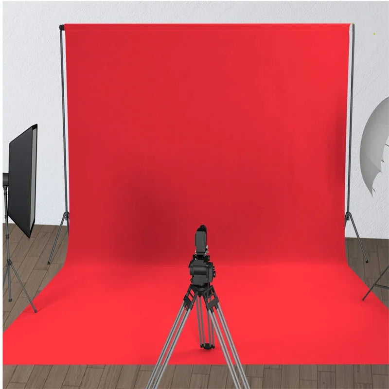 Hridz Photography Muslin Backdrop 2x3m & 3x3.6m – Green Screen, White, Black, Grey, Blue