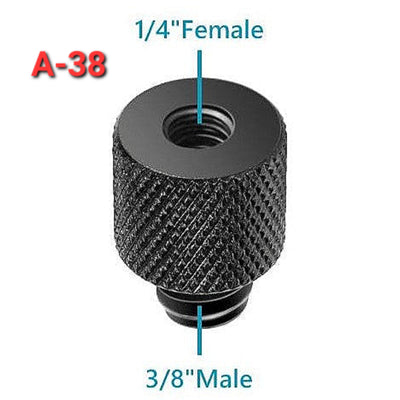 Hridz Tripod Screw Adapter – 1/4" to 3/8" Spigot Converter for Camera, Flash & Mic Rigs