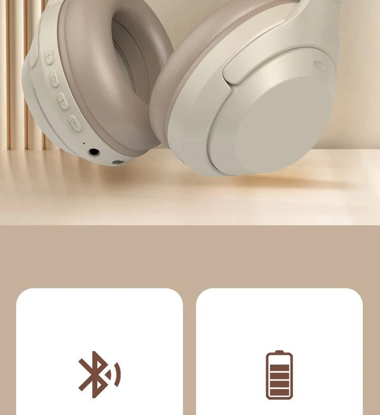 Hridz Wireless Bluetooth 5.0 Over-Ear Headphones – Foldable Gaming Headset with Noise Reduction & HD Mic