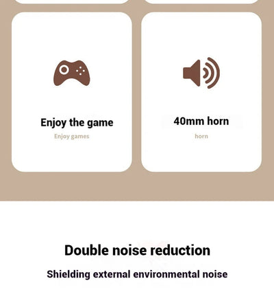 Hridz Wireless Bluetooth 5.0 Over-Ear Headphones – Foldable Gaming Headset with Noise Reduction & HD Mic