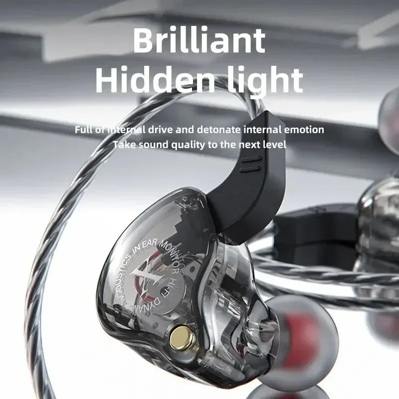Hridz X2 Wired HiFi In-Ear Earphones 3.5mm Heavy Bass Earbuds for Gaming, Music, Sport & Everyday Listening – No Microphone