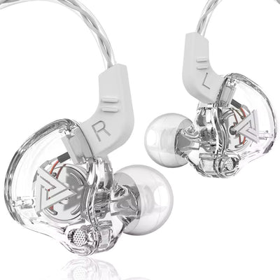QKZ AK6 In Ear Monitor Earphone 6-Dynamic Driver Unit Headphone With Mic HIFI Headset