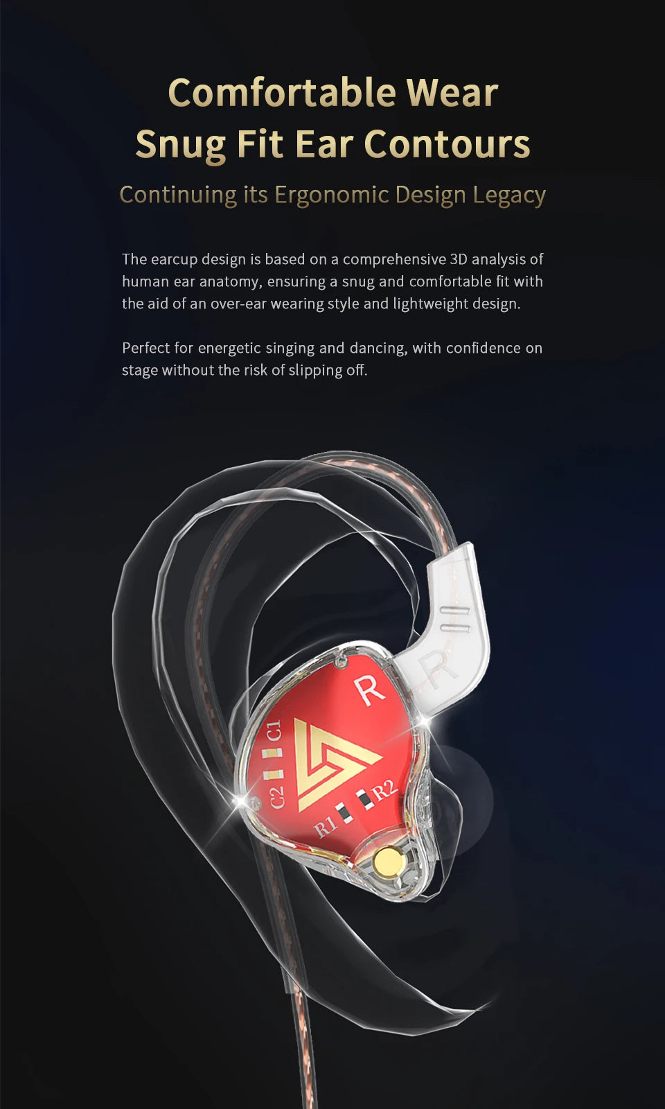 QKZ AKX DMX HIFI Heavy Bass In-Ear Earphones With Mic IEM Level 3.5mm Headphone