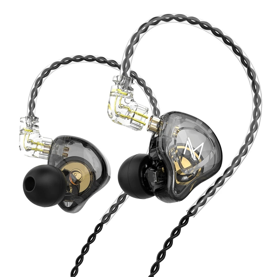 TRN MT1 HiFi In-Ear Monitor Earphones – With or Without Mic, Dynamic DJ Monitors