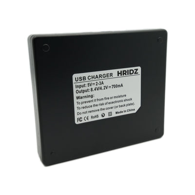 Hridz EN-EL15 Dual Battery Charger for Nikon Z5/Z6/Z7/Z8 & D-Series Cameras