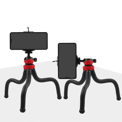 Hridz Flexible Octopus Tripod with 360° Ball Head – Bendable Stand for GoPro, Cameras & Phones
