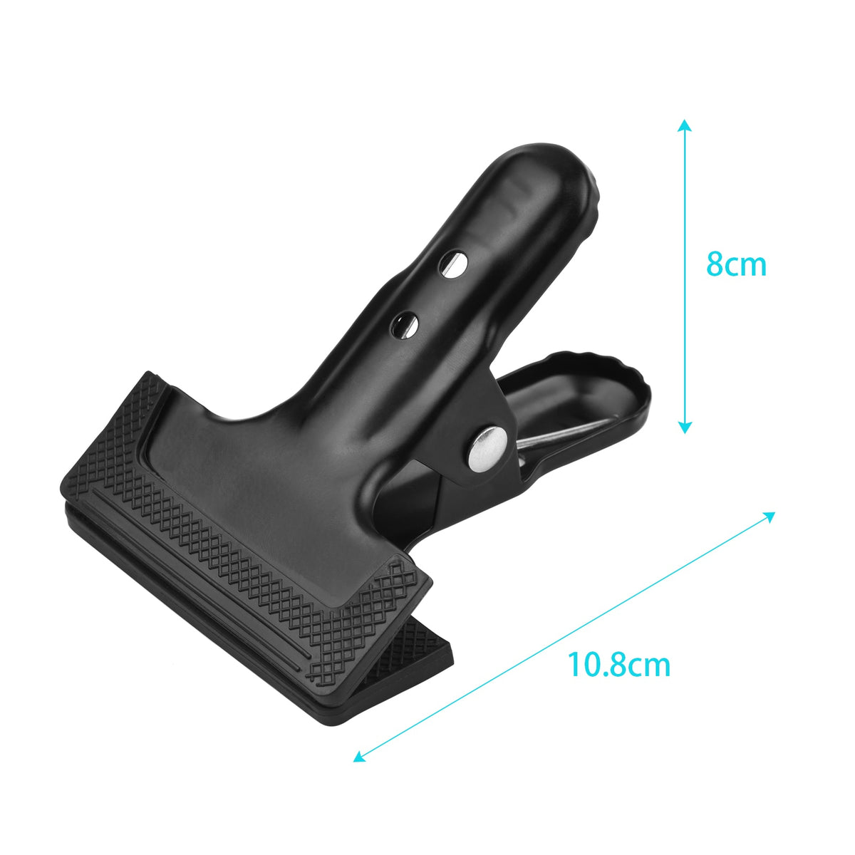 Hridz Heavy Duty Spring Metal Backdrop Clamps with Rubber Pad – 1 to 10 Pack