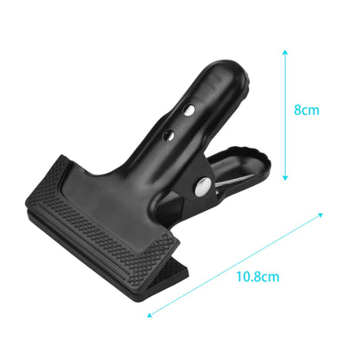 Hridz Heavy Duty Spring Metal Backdrop Clamps with Rubber Pad – 1 to 10 Pack